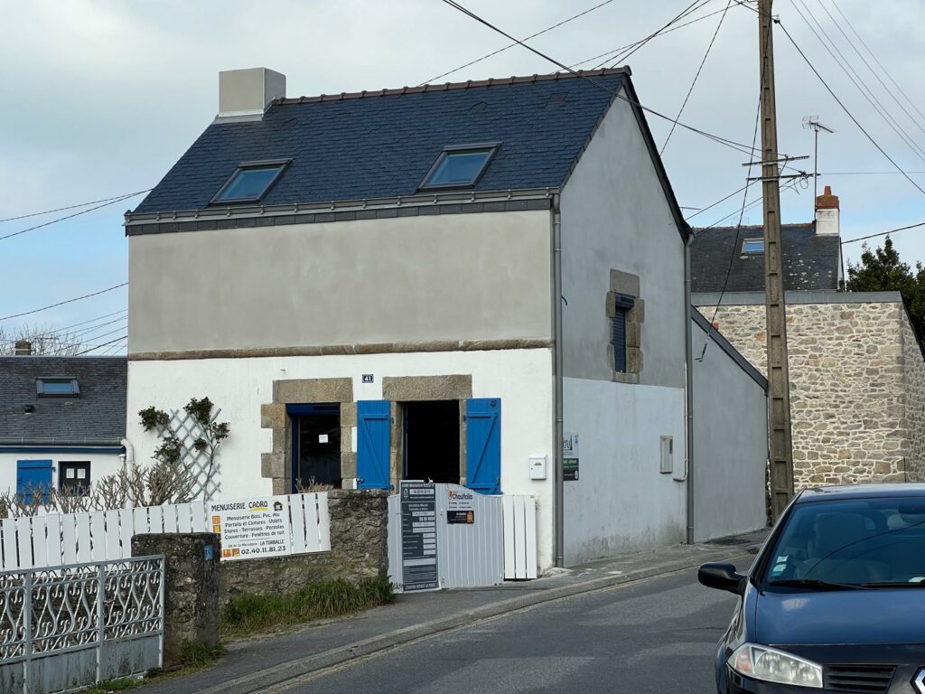 Surélévation et extention d'une maison à la Turballe