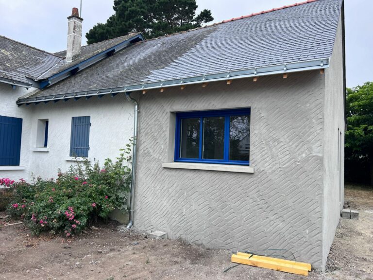 Agrandissement d'une maison au Pouliguen