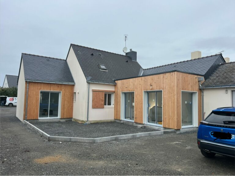 extension d'une maison à la Turballe